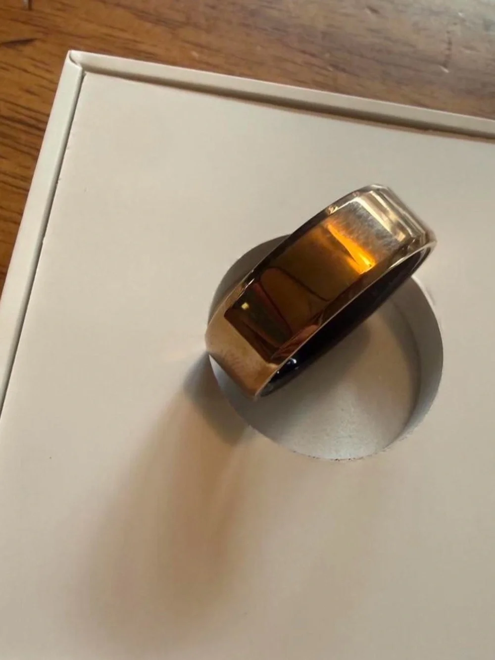 Smart Ring Health Tracker in Gold Men’s